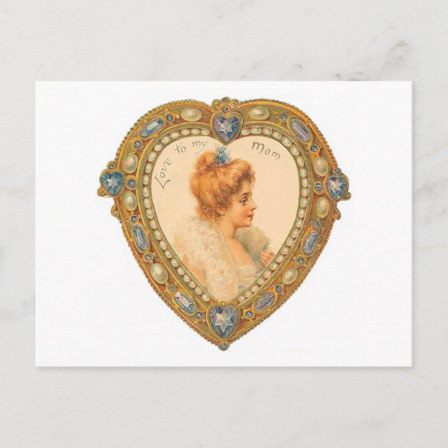 Postal Amor a mi mamá (Anverso)