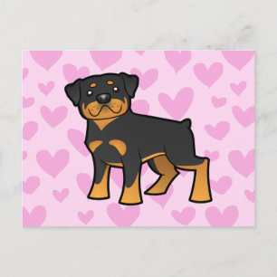 Postal Amor a Rottweiler