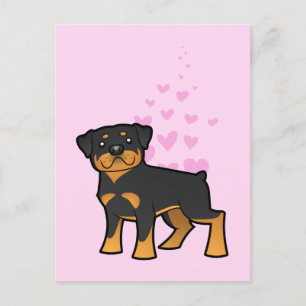Postal Amor a Rottweiler