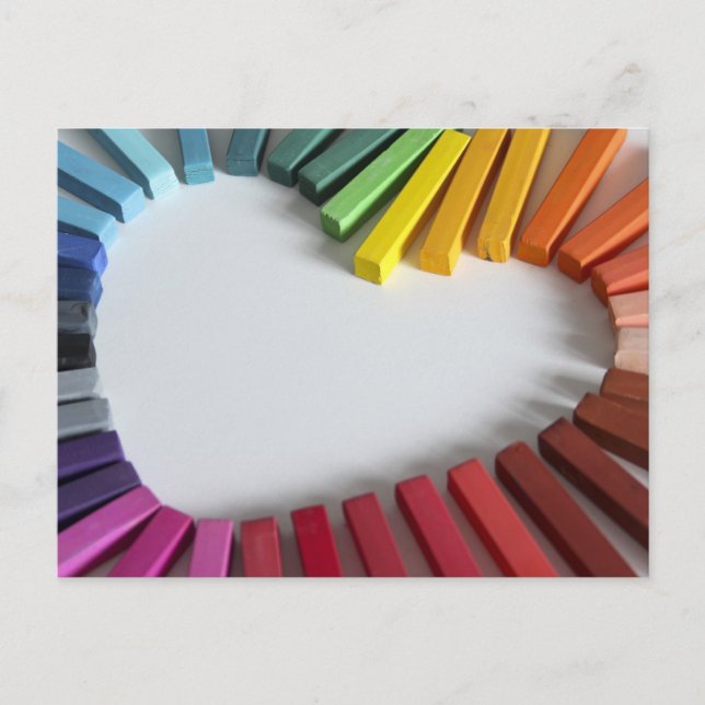 Postal Amor al color (Anverso)