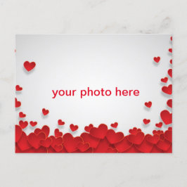 Postal Amor al corazón con la foto