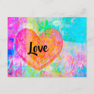 Postal Amor al corazón del Boho