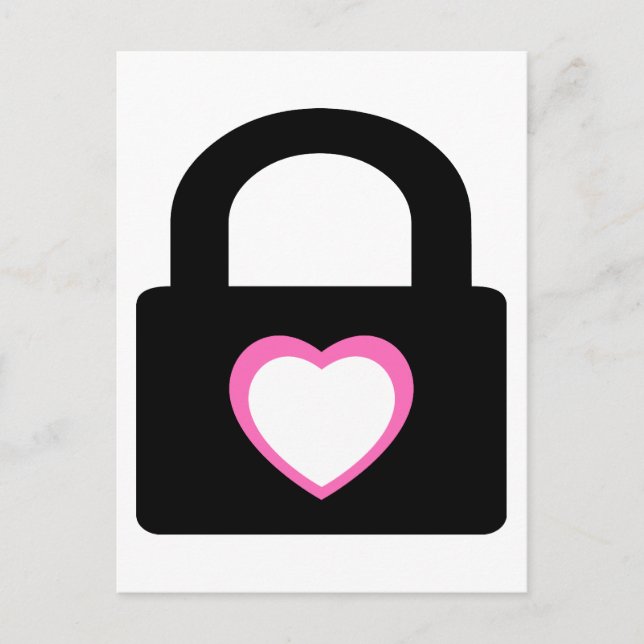 Postal amor bloqueado. (Anverso)