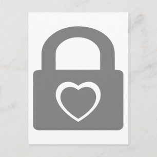 Postal amor bloqueado.