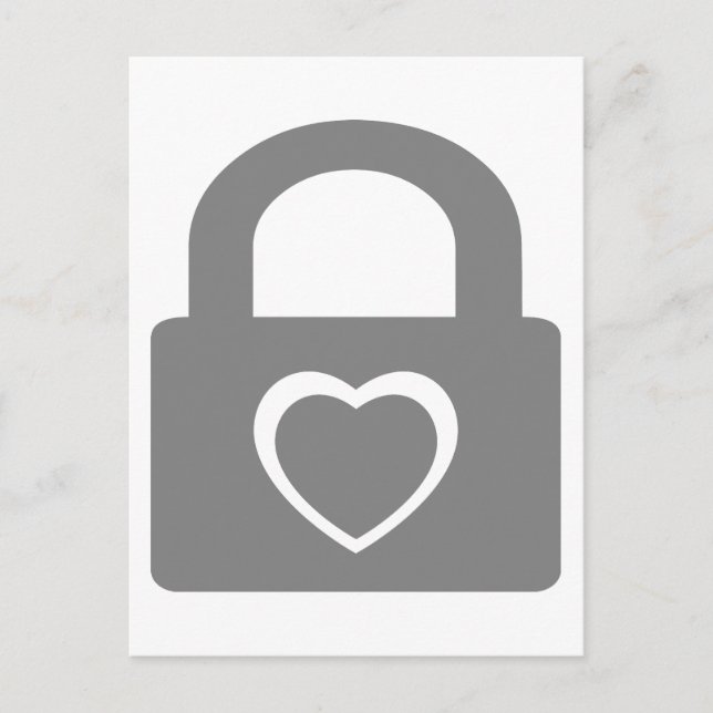 Postal amor bloqueado. (Anverso)