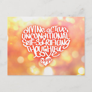 Postal Amor boquiabierto
