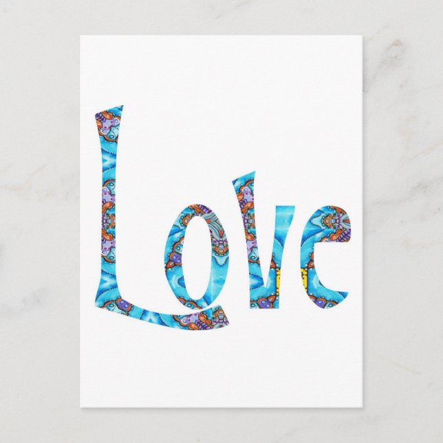 Postal Amor caprichoso (Anverso)