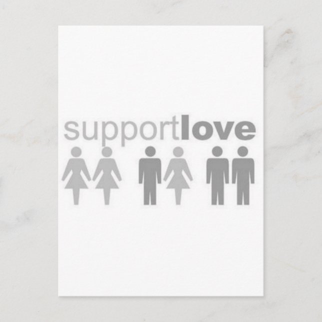 Postal amor de apoyo (Anverso)