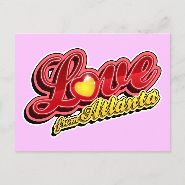 Postal Amor de Atlanta (Anverso)