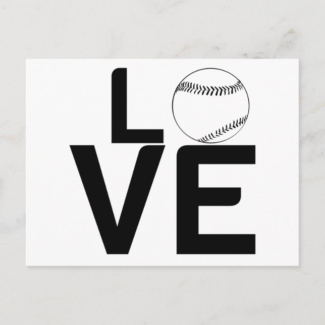 POSTAL AMOR DE BÉISBOL (Anverso)