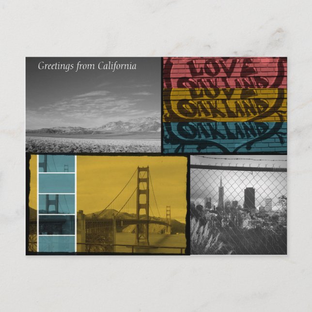 Postal ¡Amor de California! (Anverso)