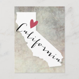 Postal Amor de California