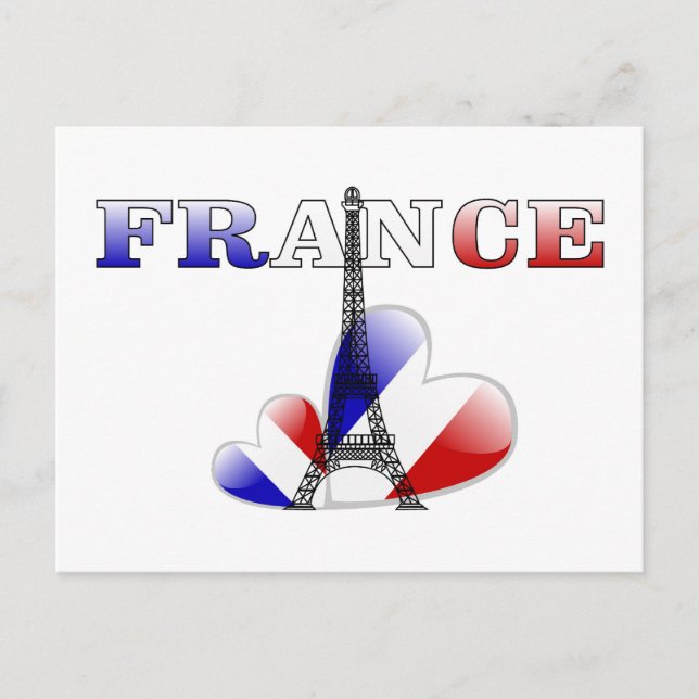 Postal Amor de Francia (Anverso)
