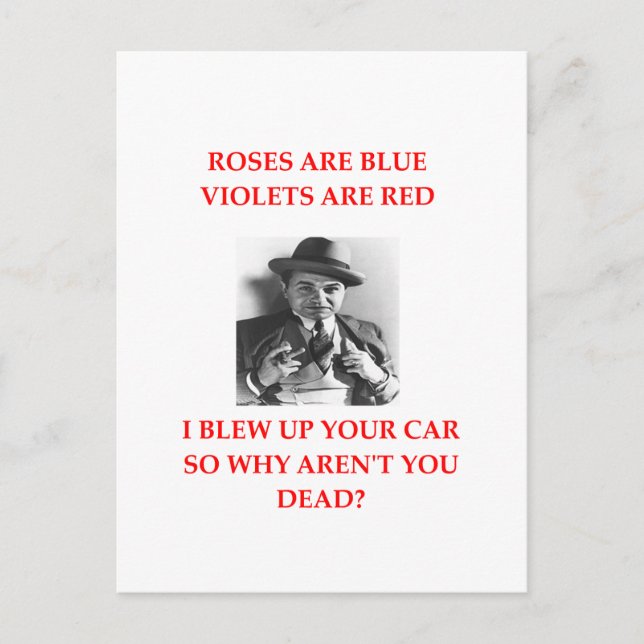 Postal amor de gamgster 5 (Anverso)