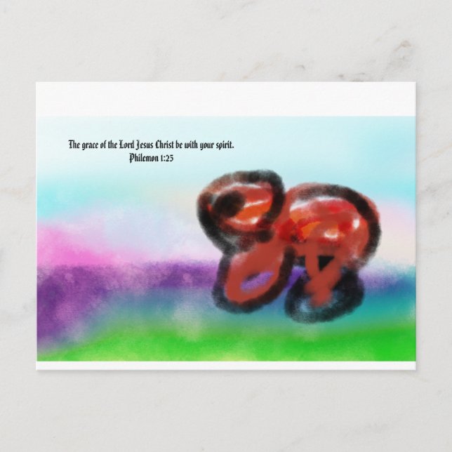 Postal amor de jesus (Anverso)