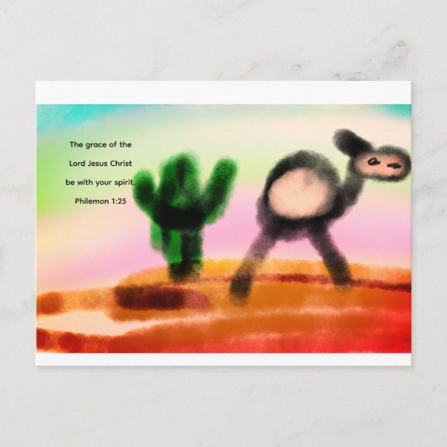 Postal amor de jesus  (Anverso)