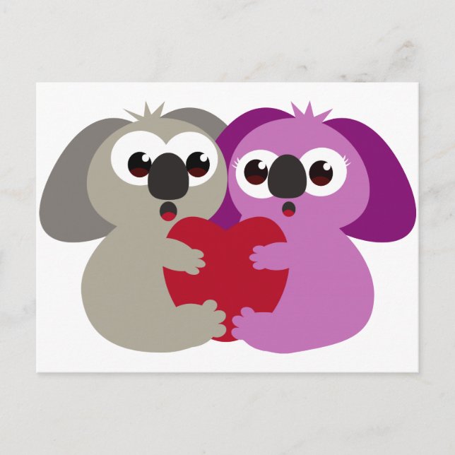 Postal Amor de Koala (Anverso)