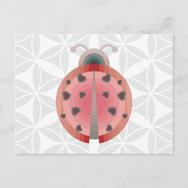 Postal amor de ladybug (Anverso)