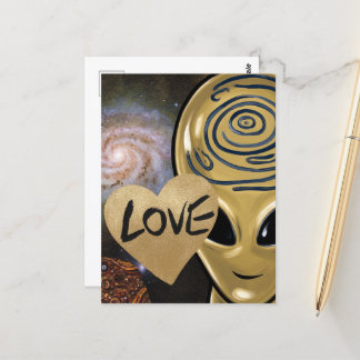 Postal Amor de los Alienados Gold