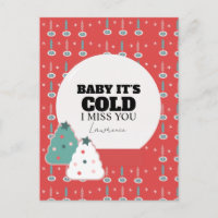 Amor de Navidad de invierno a larga distancia en l