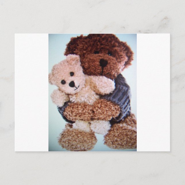 Postal amor de oso de peluche (Anverso)