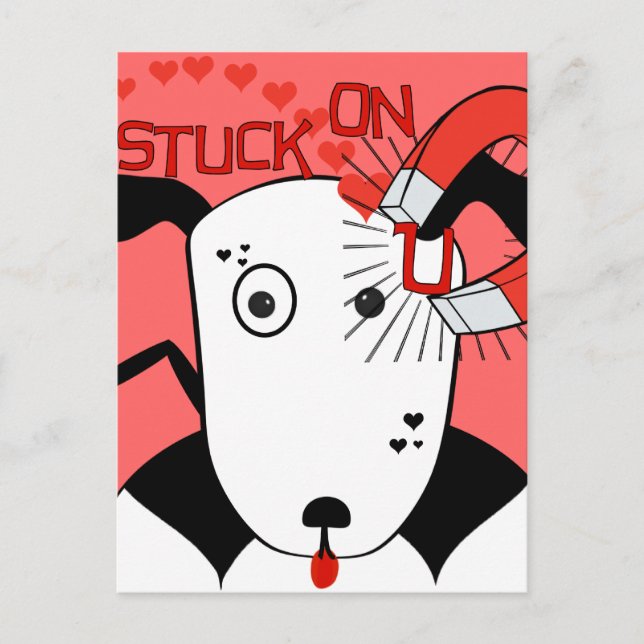 Postal Amor de Pit Bull  Petey el Bull Terrier... (Anverso)