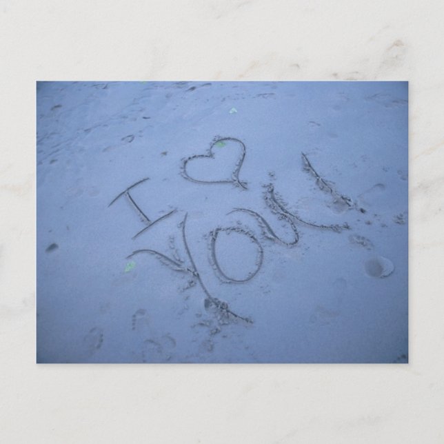 Postal Amor de playa (Anverso)