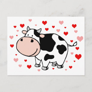 Postal Amor de vaca