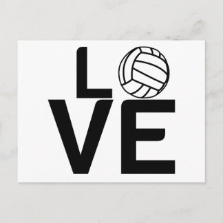 POSTAL AMOR DE VOLEIBOL