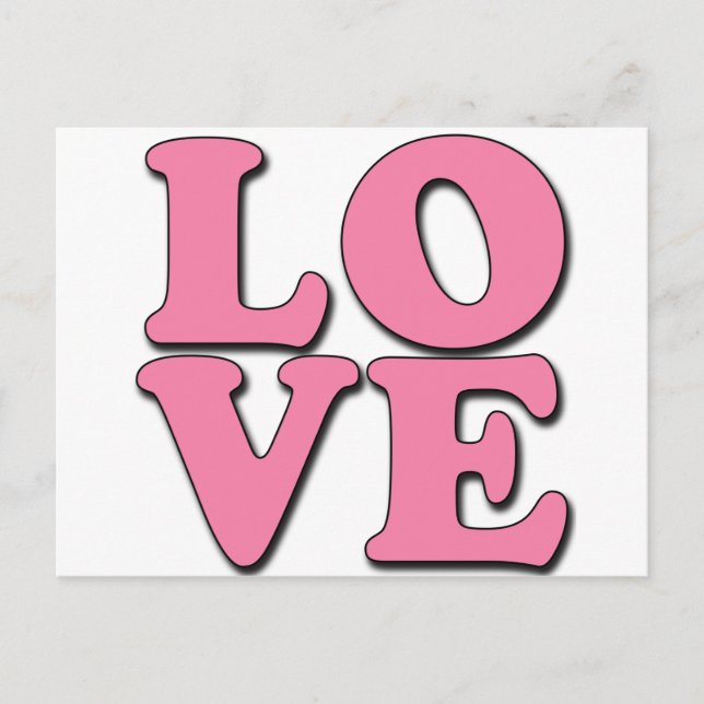 POSTAL AMOR DEL ARTE POP (Anverso)