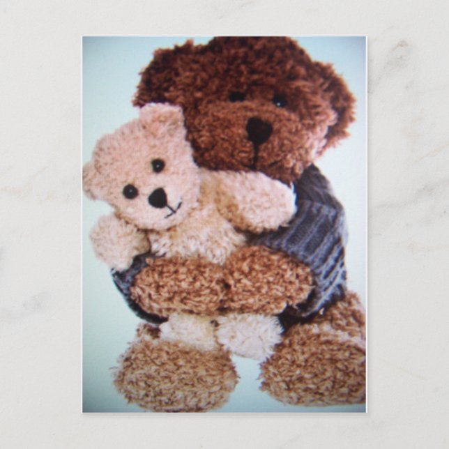 Postal amor del oso de peluche (Anverso)
