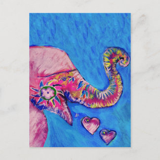 Postal Amor elefante