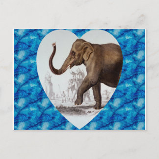 Postal Amor elefante