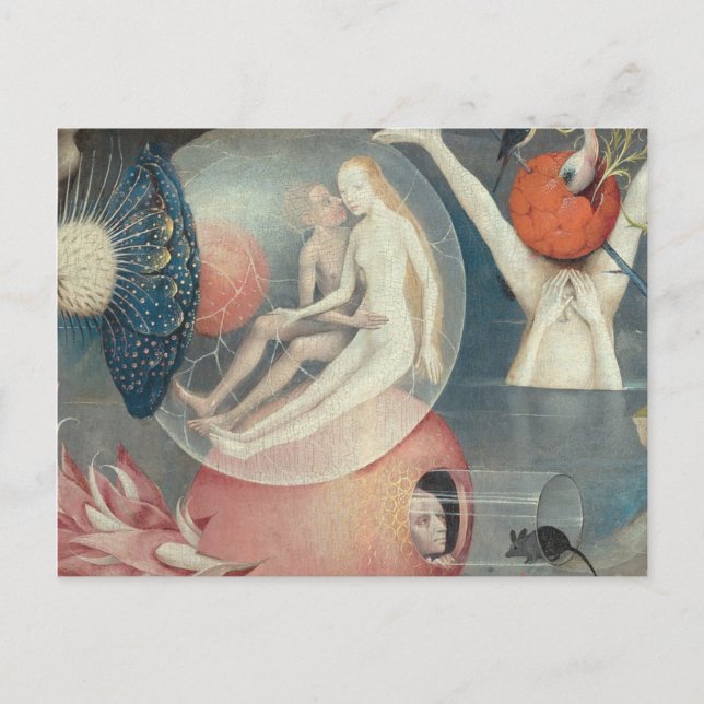 Postal Amor En El Infierno Por Hieronymus Bosch (Anverso)