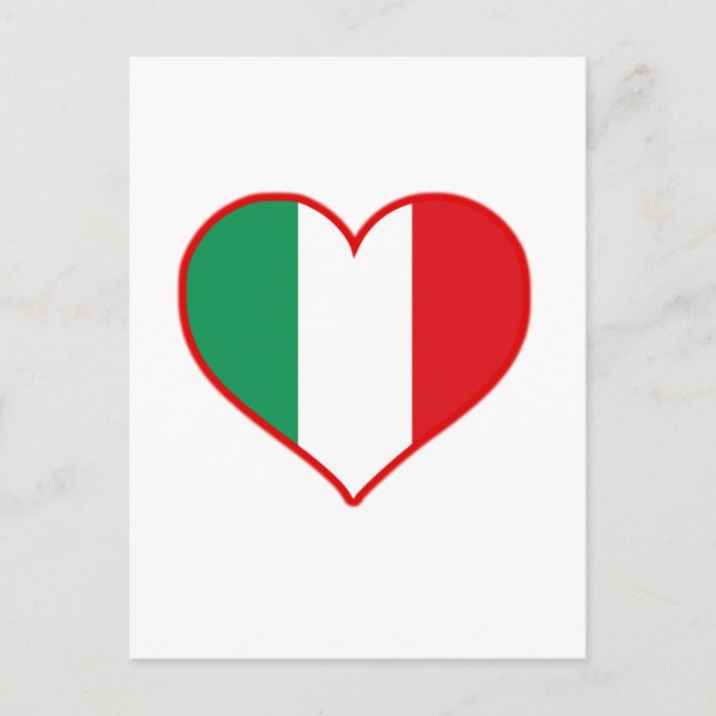 Postal Amor en Italia (Anverso)