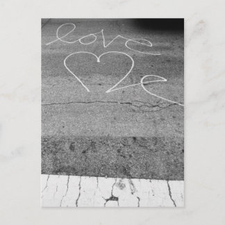 Postal Amor en la calle
