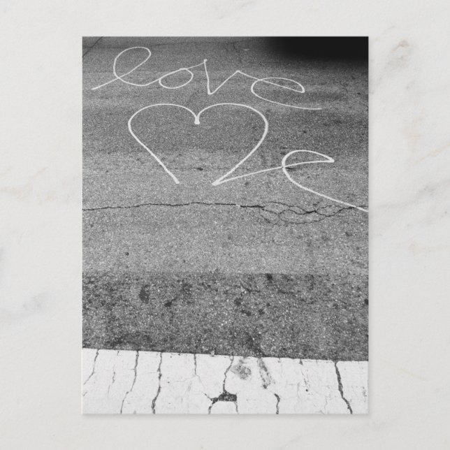 Postal Amor en la calle (Anverso)