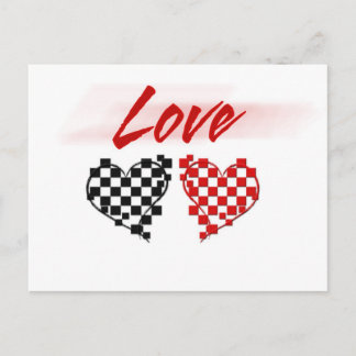Postal Amor en la vía rápida -para los fans de Nascar