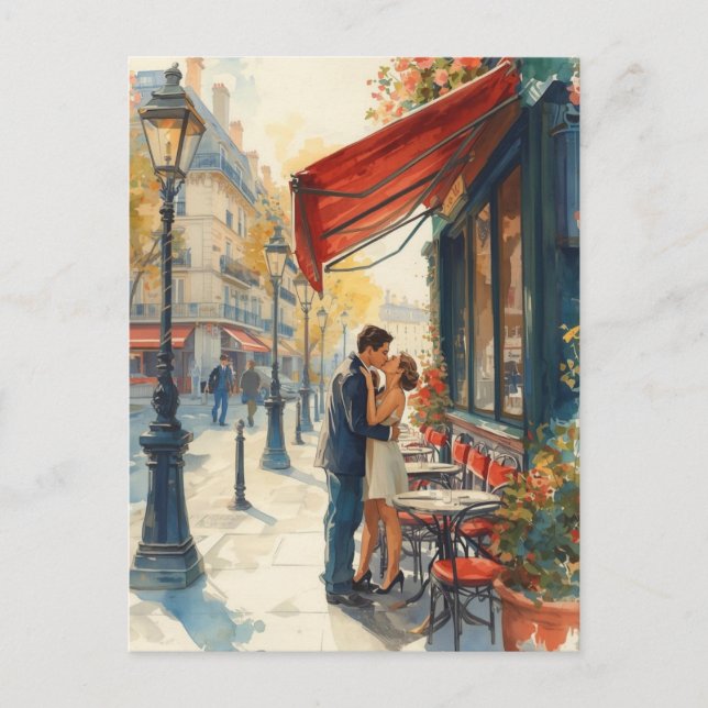 Postal Amor en París (Anverso)