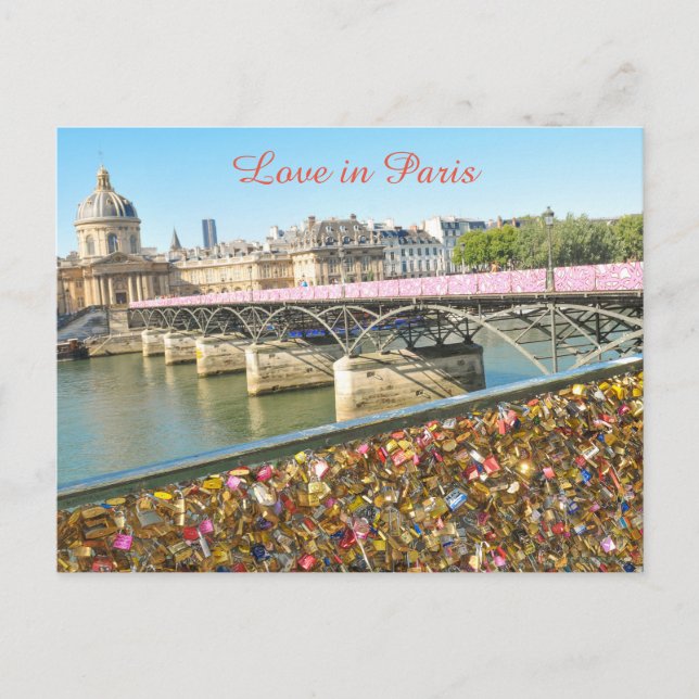 Postal Amor en París (Anverso)