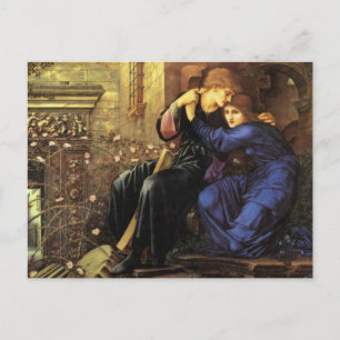 Postal Amor entre las ruinas Arte fino