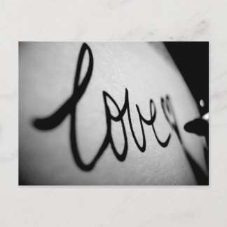 Postal Amor escrito