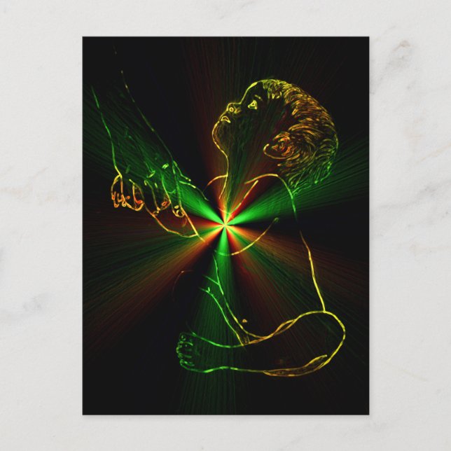 Postal Amor, fe, esperanza (Anverso)