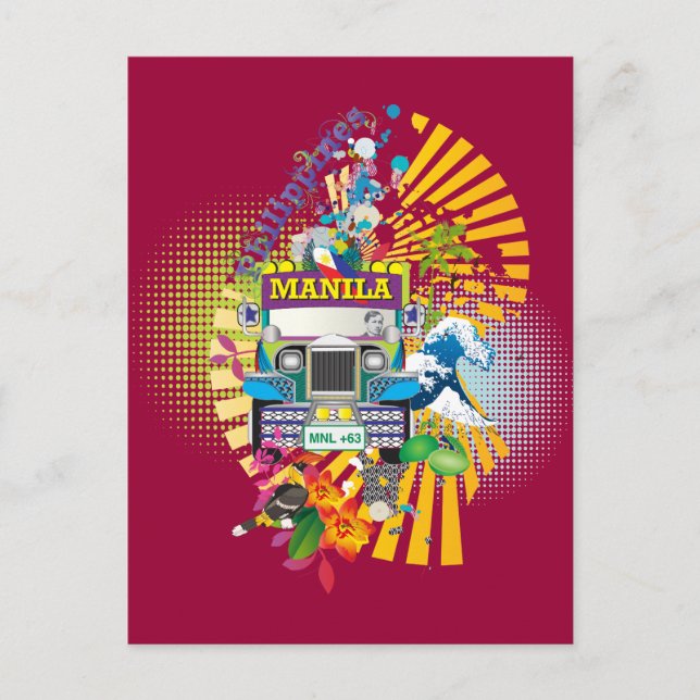 Postal Amor, Filipinas (Anverso)