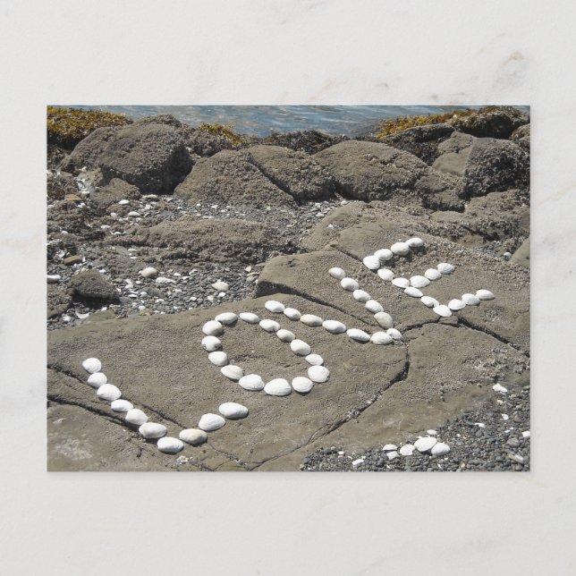Postal Amor Firme Como Una Roca (Anverso)