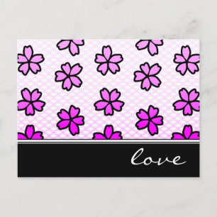 Postal amor : floral retro: