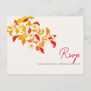 Postal Amor Fresco a Limón Foliage de Citricos Boda