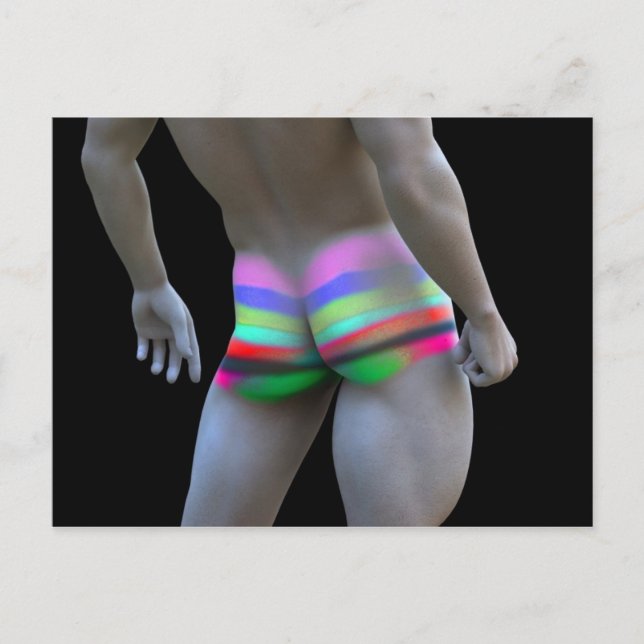 Postal Amor gay (Anverso)