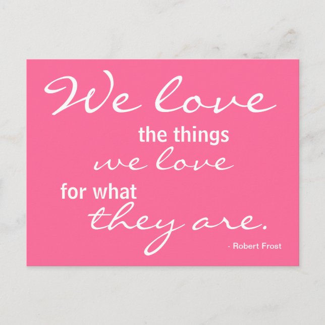 Postal Amor, inspiración - Postcard (Anverso)