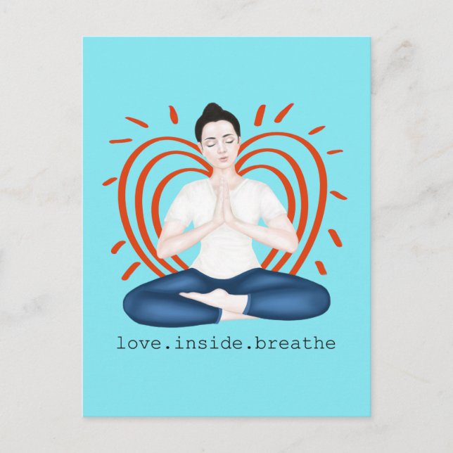 Postal amor. Interior. respirar (Anverso)